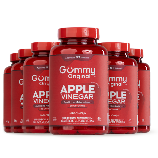 6 Gummy® Vinagre de Maçã - 180 g