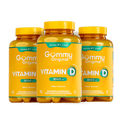 Gummy® Vitamina D Abacaxi - 90 g