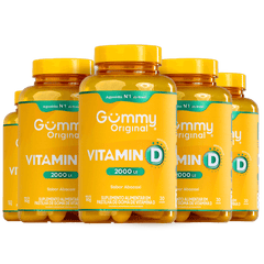 6 Gummy Vitamina D Abacaxi