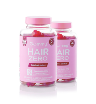 2 pote Gummy Hair® ZERO