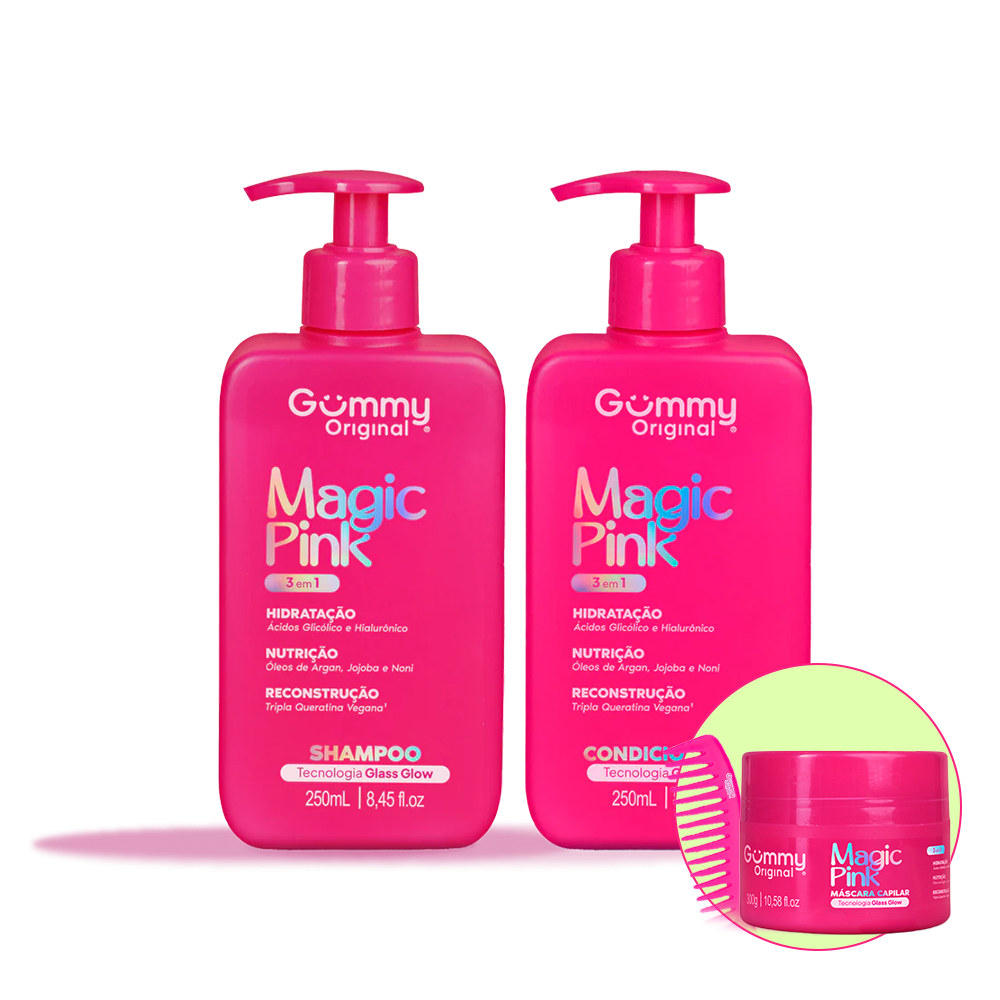 Kit Gummy Força e Brilho