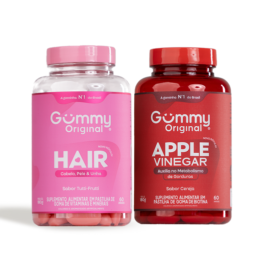 2 Gummy® - Tutti-Frutti e Vinagre de Maça 180g