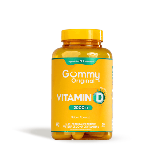 Gummy® Vitamina D Abacaxi - 90 g