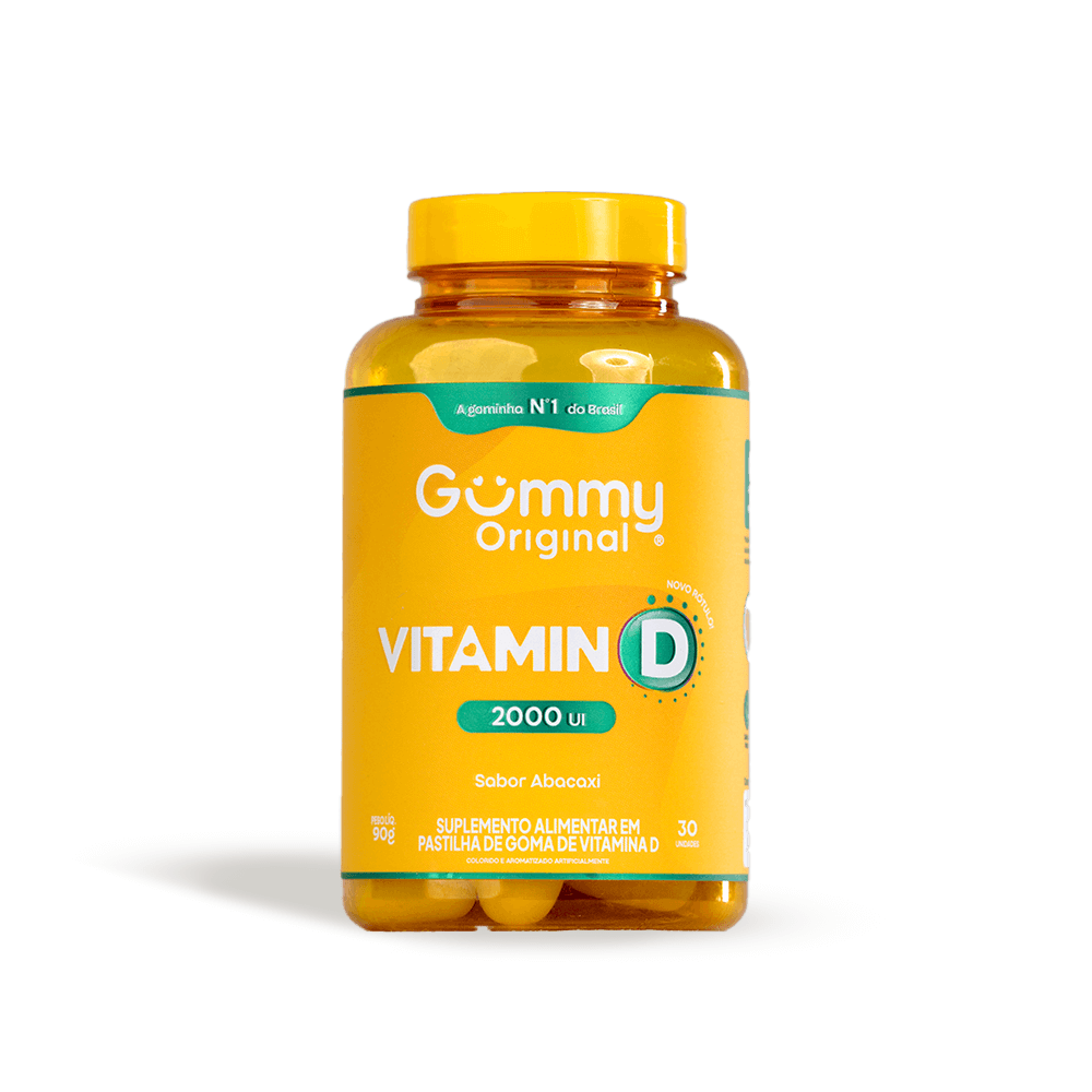 🎁 Gummy® Vitamina D Abacaxi - 90 g (100% off)