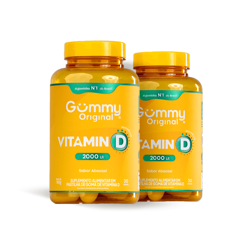 Gummy® Vitamina D Abacaxi - 90 g
