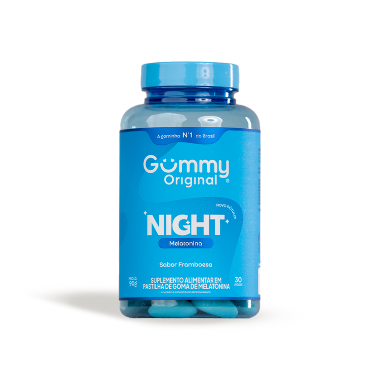 Gummy Night Melatonina - pote de 90g
