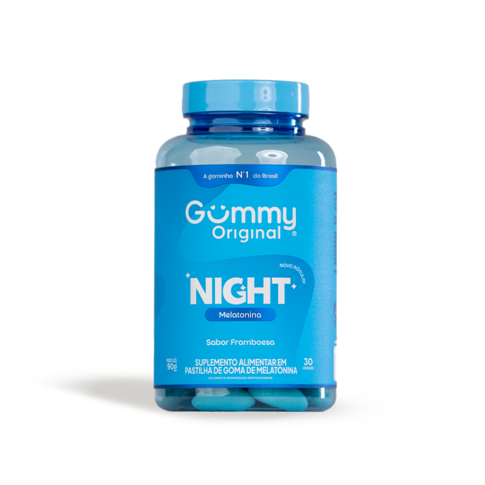 🎁 Gummy Night Melatonina® - Framboesa  90 g (100% off)