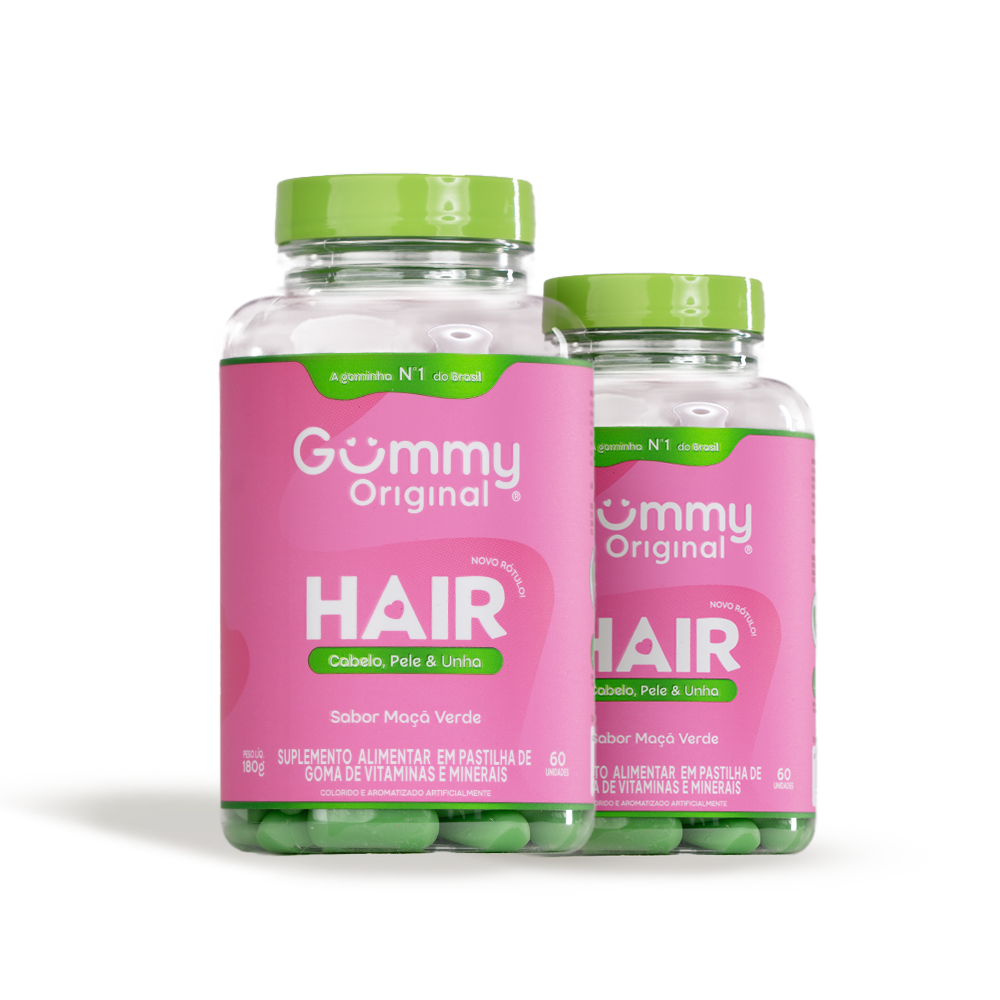 1 - Gummy Hair® - Maçã Verde 180 g