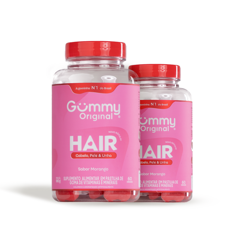 Gummy Hair® - Morango 180 g