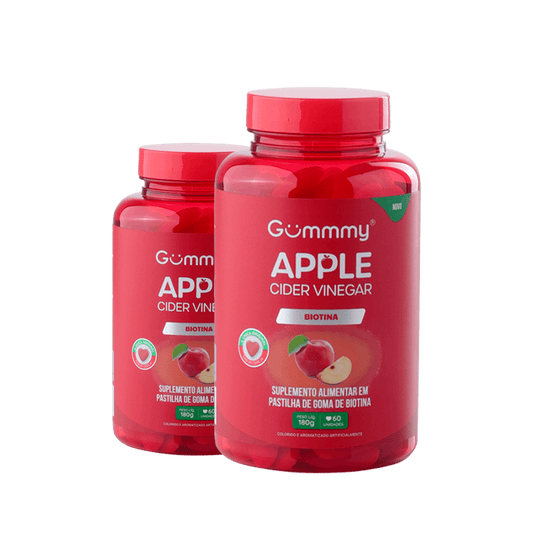 Gummy® Vinagre de Maçã - Inibidor de apetite natural em Goma - 2 Potes