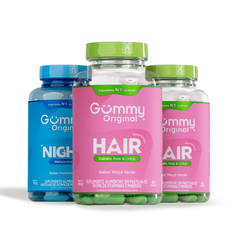 2 Gummy Hair + 1 Gummy Night