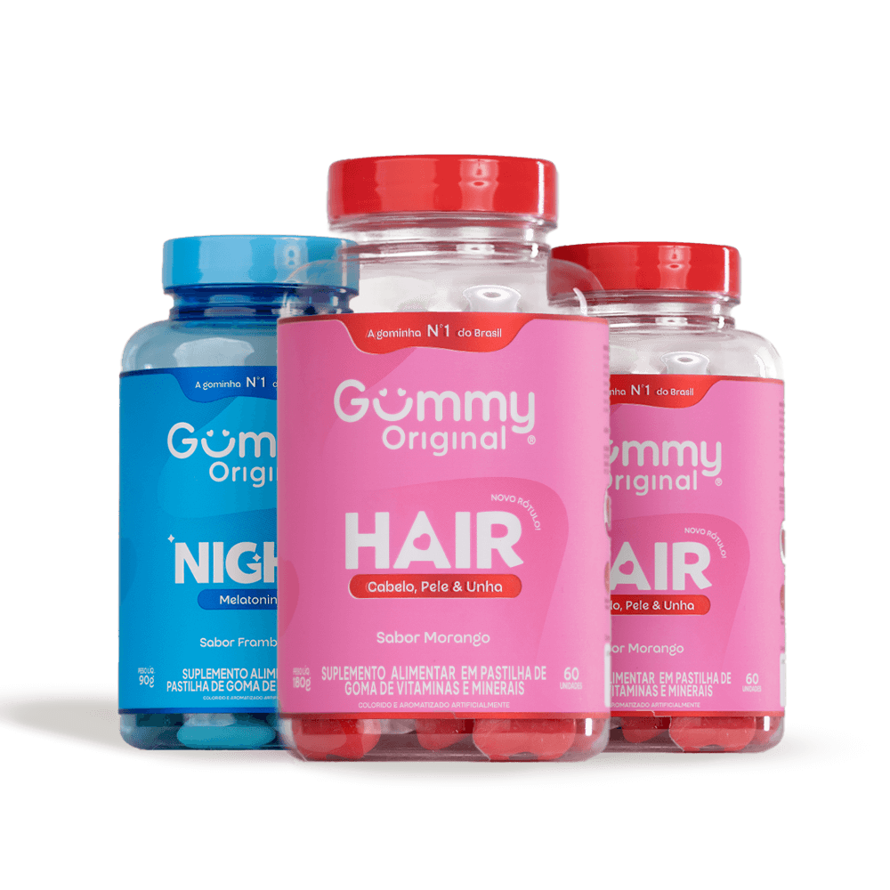 2 Gummy Hair + 1 Gummy Night