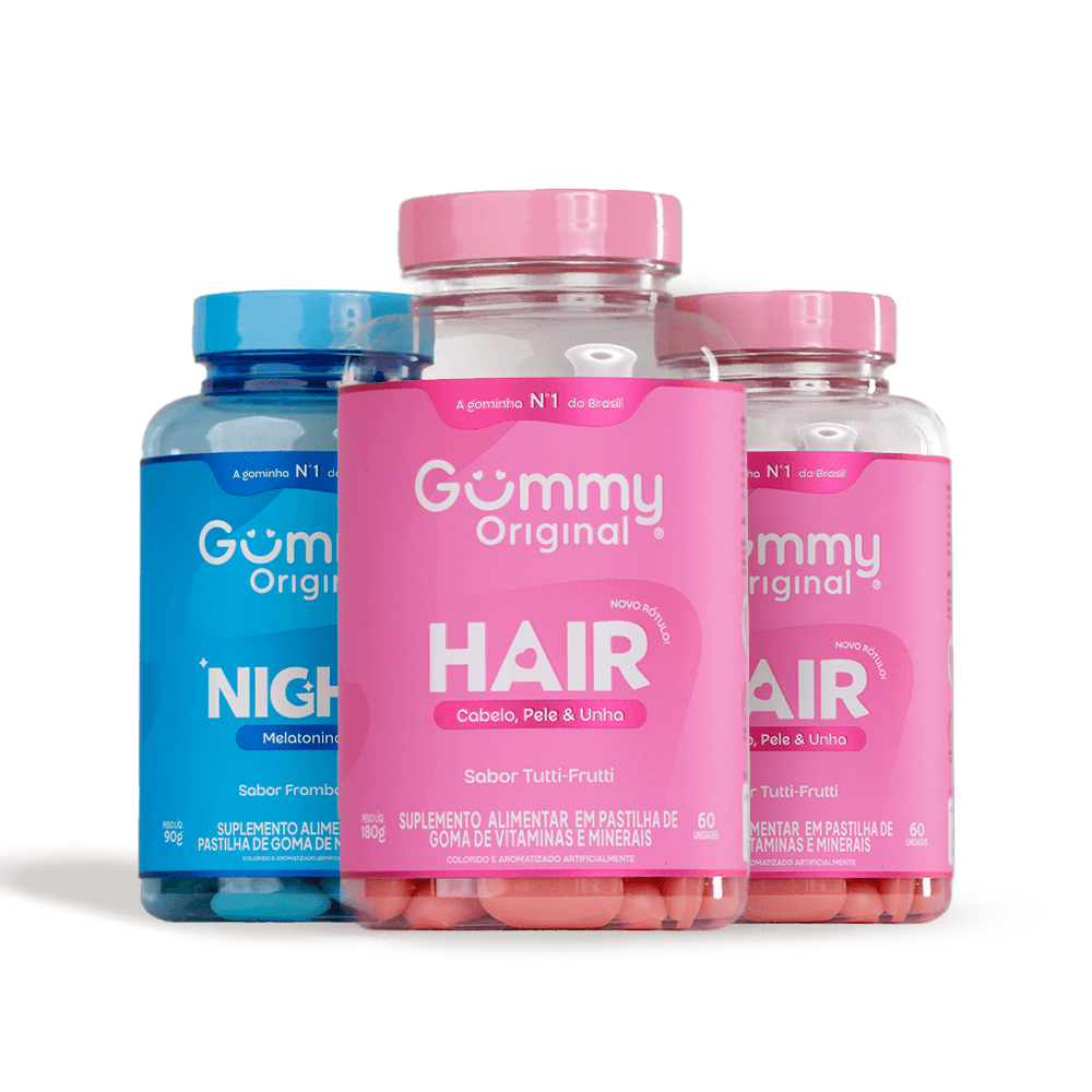 2 Gummy Hair + 1 Gummy Night
