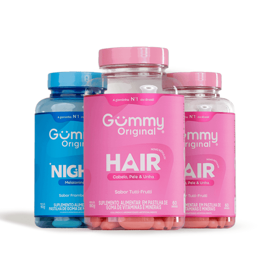 2 Gummy Hair + 1 Gummy Night