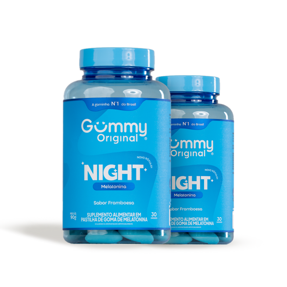 Gummy Night Melatonina - 2 potes