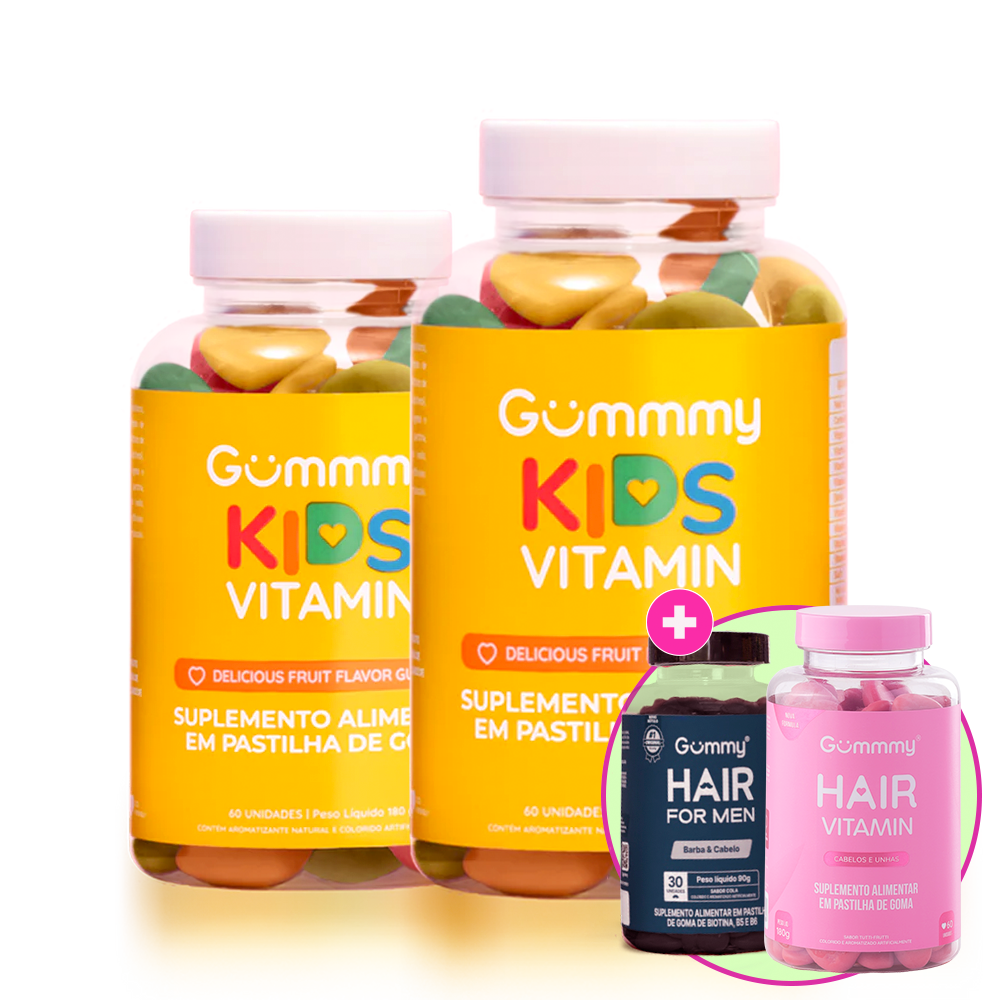Kit Gummy Essencial Família