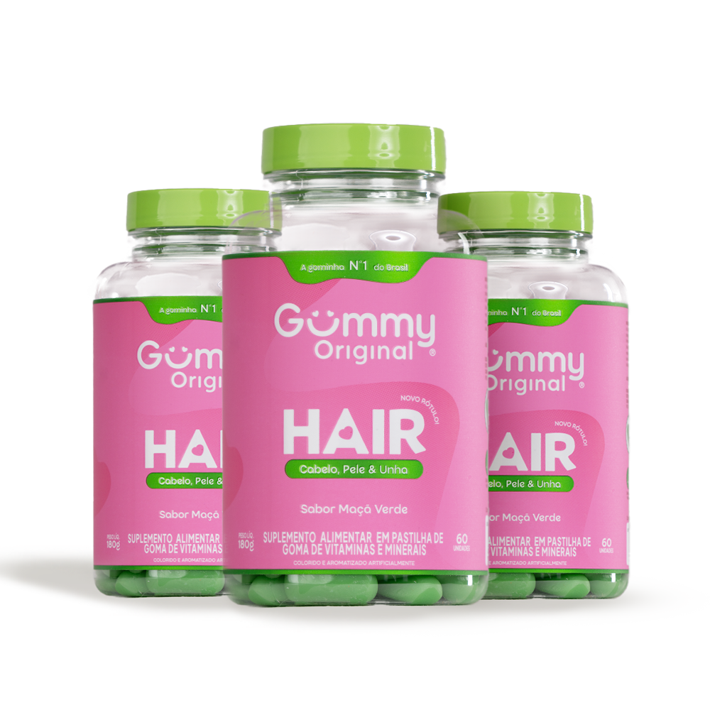 1 - Gummy Hair® - Maçã Verde 180 g