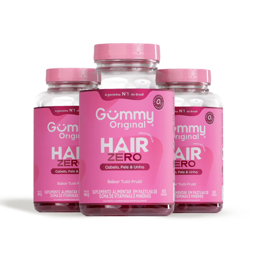 Gummy Hair® ZERO - 180 g - 3 und