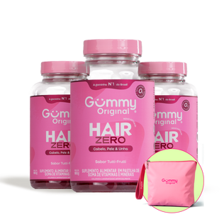 3 Gummy® Hair 180g + Necessaire