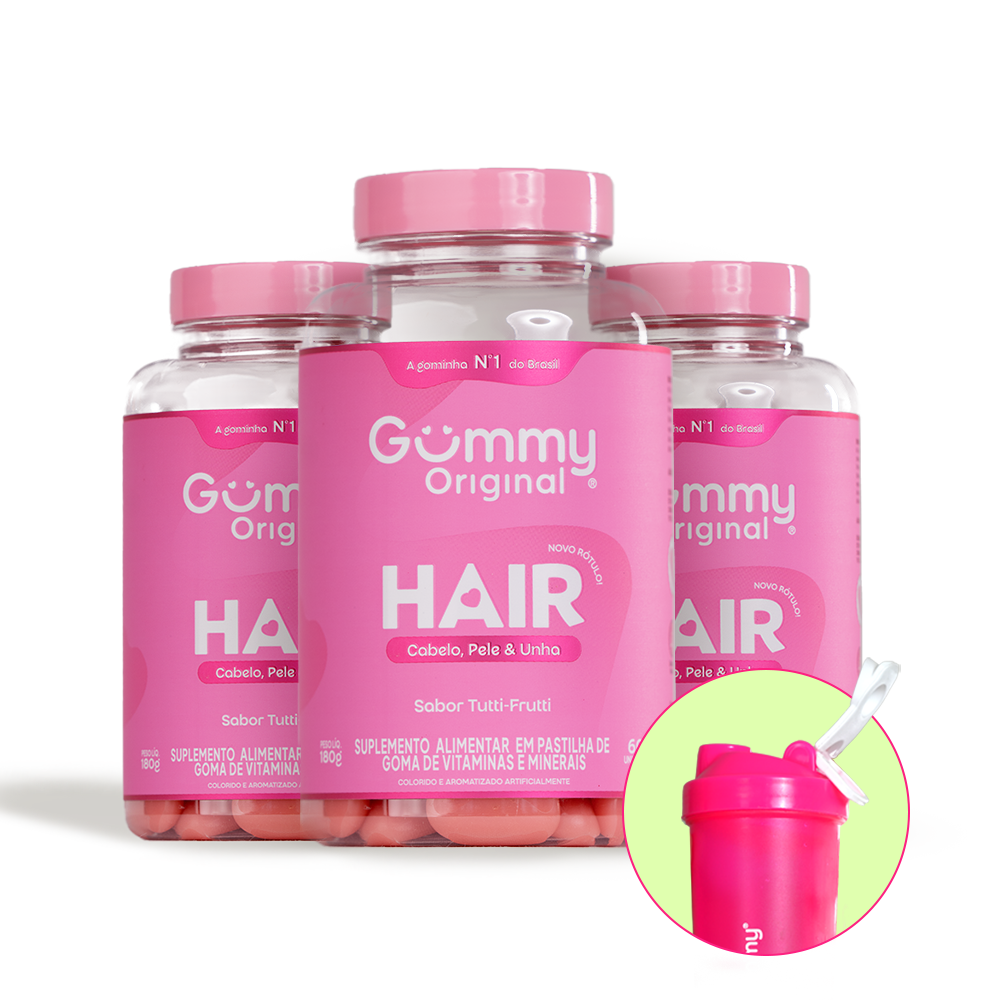 3 Gummy Hair® + 1 Shakeira