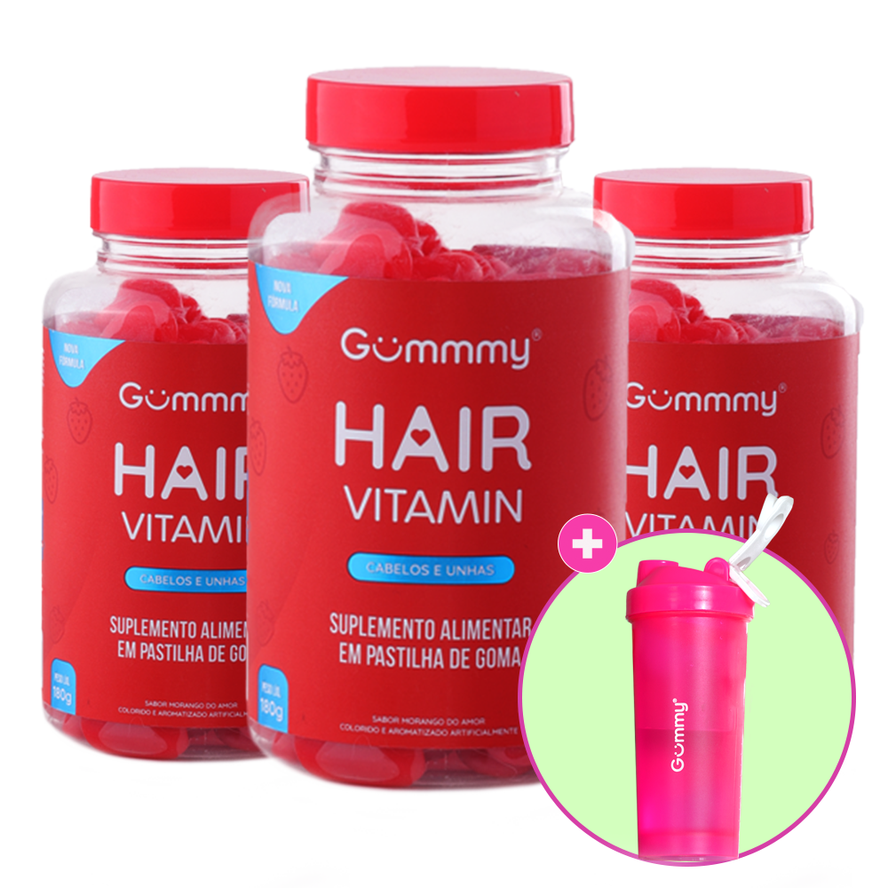 3 Gummy Hair® + 1 Shakeira