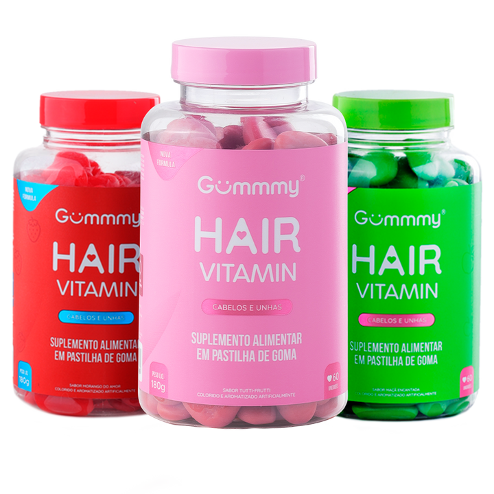 Gummy® Hair Vitamin | A melhor vitamina para Cabelos e Unha