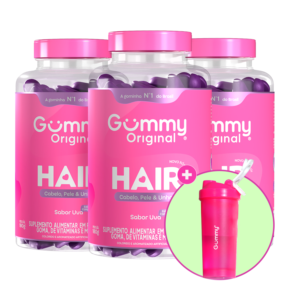 3 Gummy Hair® + 1 Shakeira