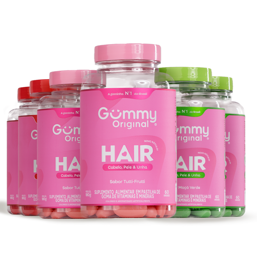 Gummy® Hair - Mix Sabores 180g