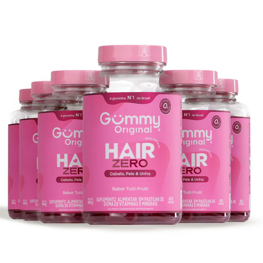 6 Gummy® Hair - 180g.