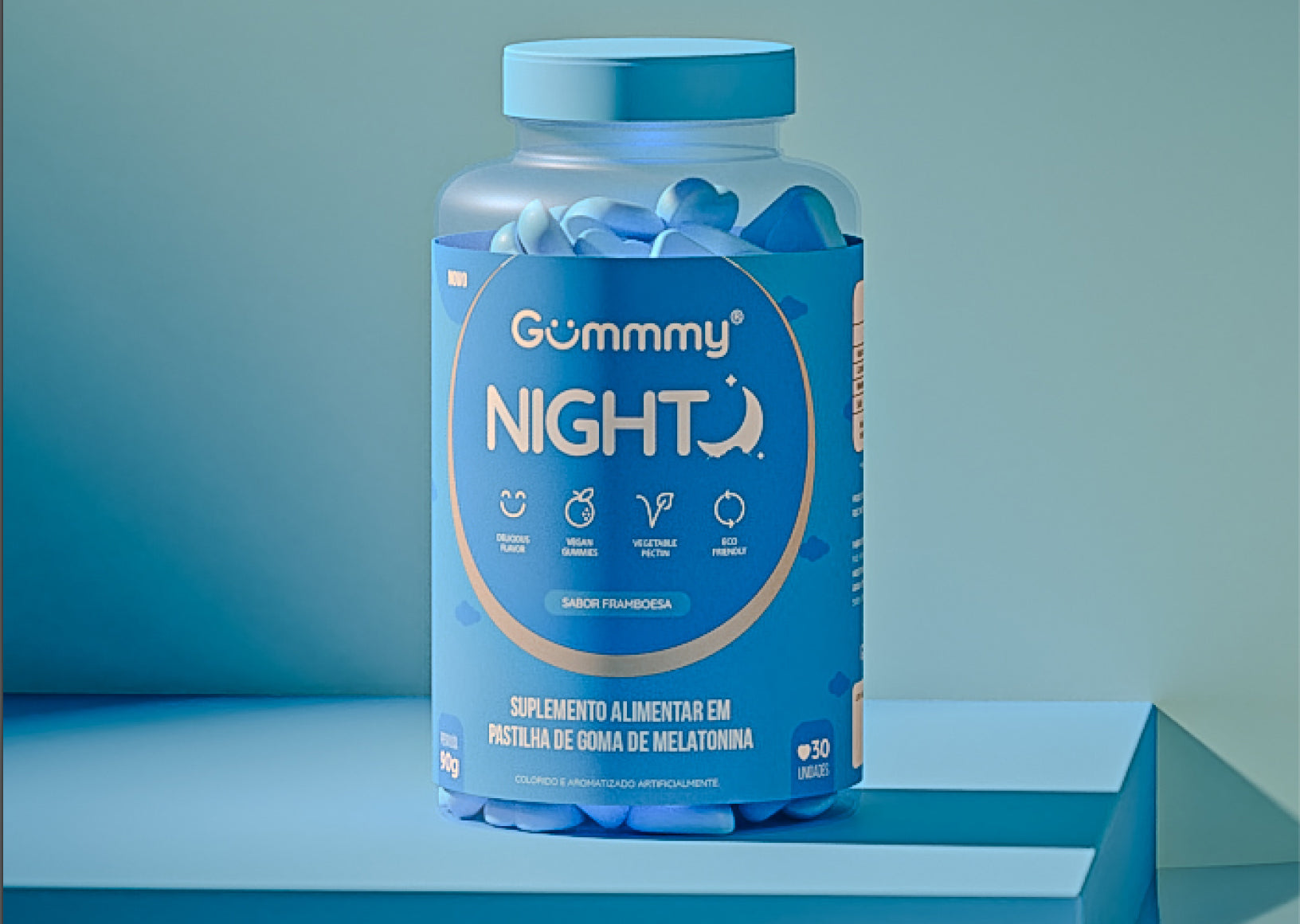 Gummy Night Melatonina® - Framboesa 90 g – Gummy® - Good Day Farm Night Night Gummies Reviews