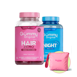 1 Gummy Hair® + 1 Gummy Night Melatonina® + Brinde