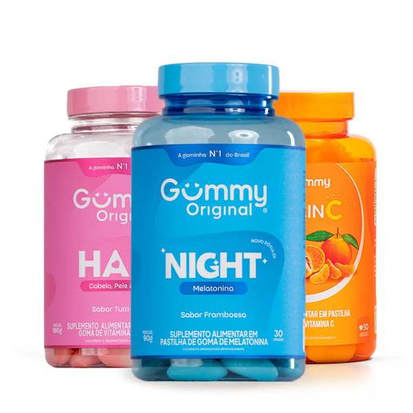 Kit Gummy Trio Cuidado Completo
