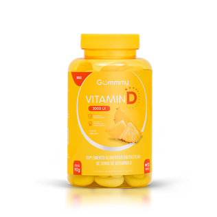 Gummy® Vitamina D Abacaxi - 90 g