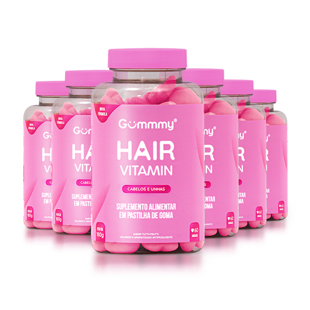 Gummy® Hair Vitamin | A melhor vitamina para Cabelos e Unha