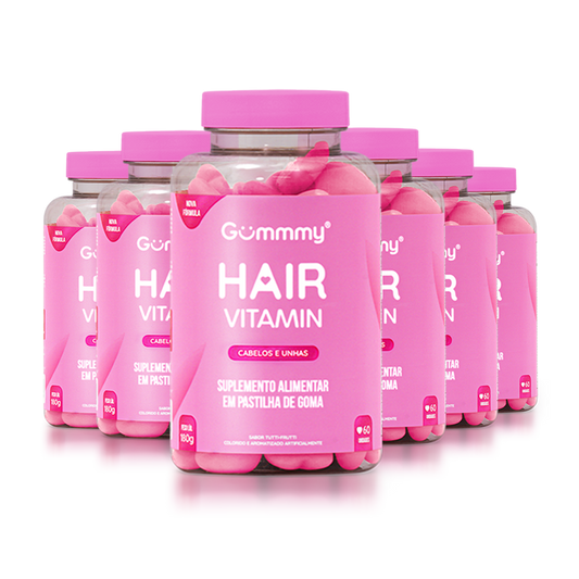 Kit 6 Gummy Hair.
