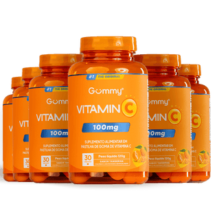 6 Gummy Vitamina C Tangerina