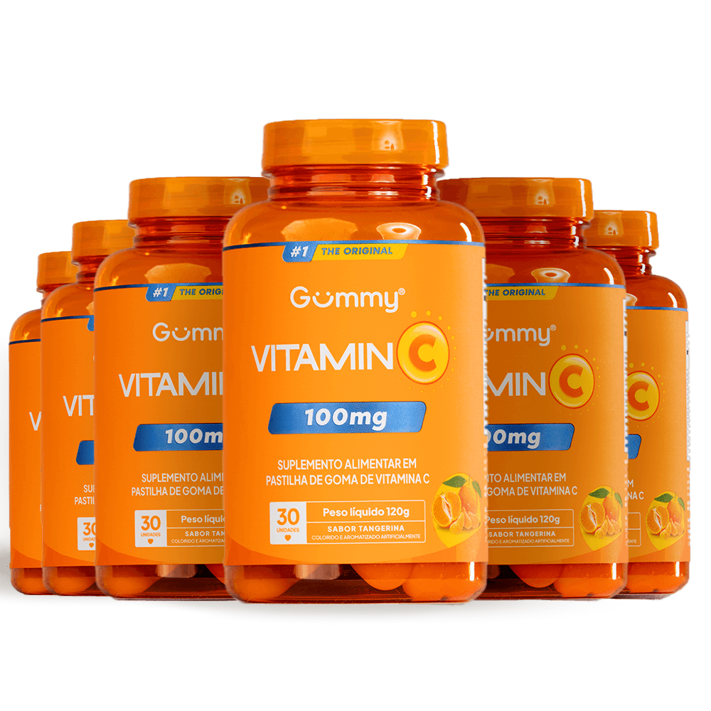 6 Gummy Vitamina C Tangerina
