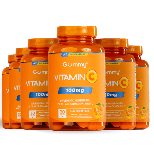 6 Gummy Vitamina C Tangerina