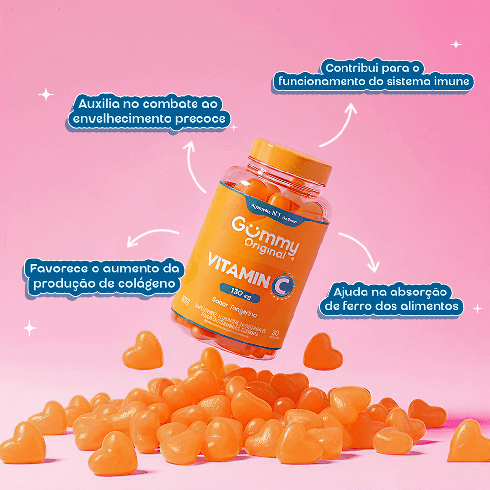 6 Gummy Vitamina C Tangerina