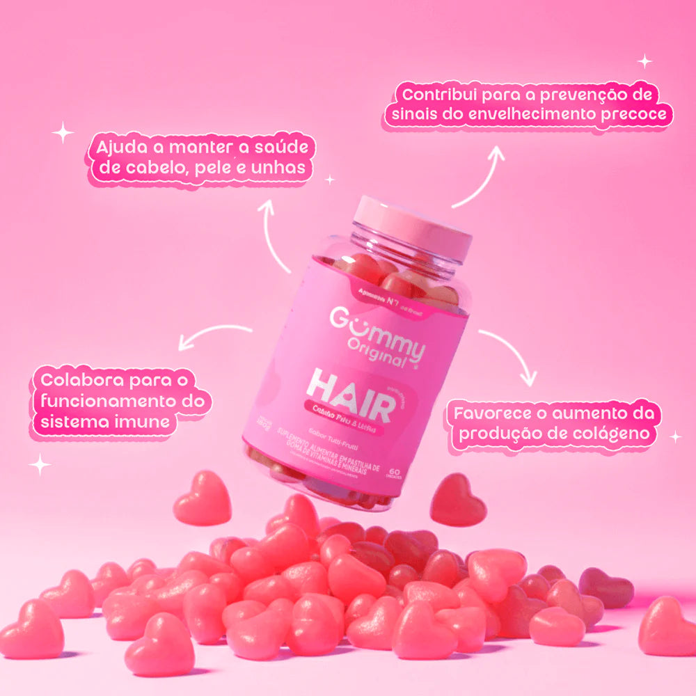 Gummy Hair® - Tutti-Frutti 180 g