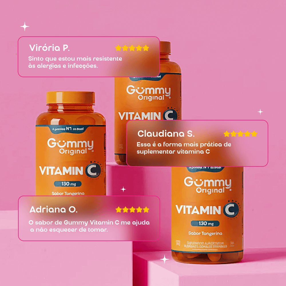 6 Gummy Vitamina C Tangerina