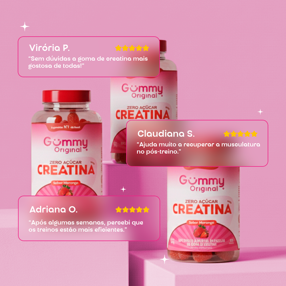 Gummy® Creatina Morango 315g