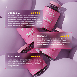 1 - Gummy® Hair Uva - 180g