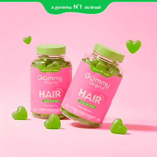 1 - Gummy Hair® - Maçã Verde 180 g