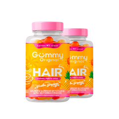 2 Gummy Hair® - Frutas Tropicais 180g