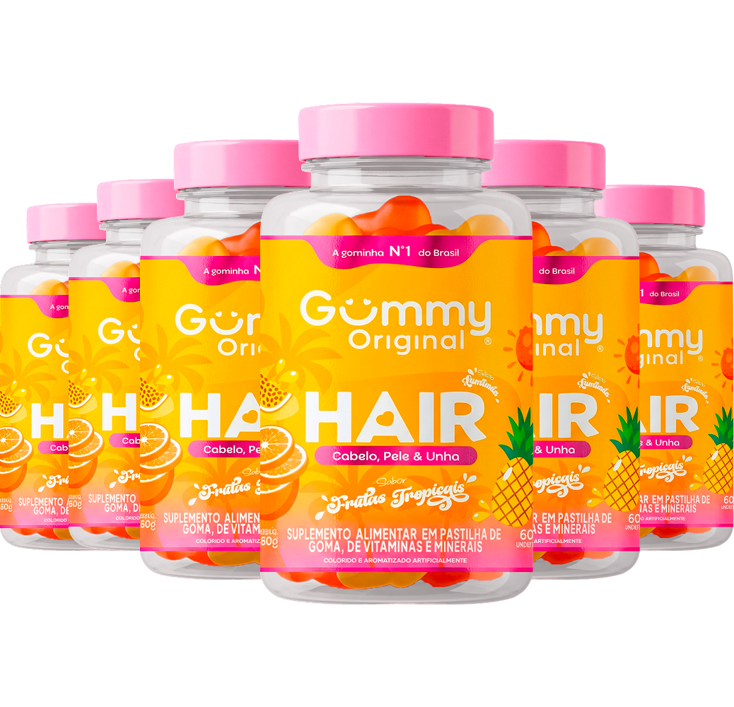 6 Gummy® Hair - 180g