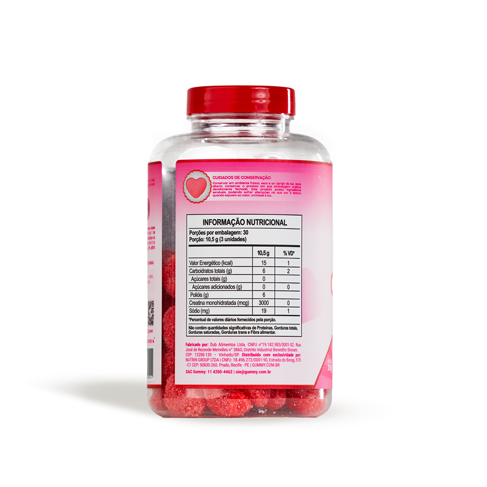 Gummy® Creatina Morango 315g