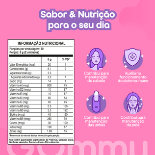 1 - Gummy® Hair Uva - 180g