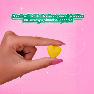 Gummy® Vitamina D Abacaxi - 90 g
