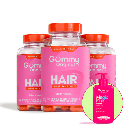 Kit Gummy® Trio Hair + Shampoo Magic